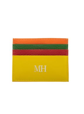 tarjetero-extraplano-naranja-multicolor-sarah
