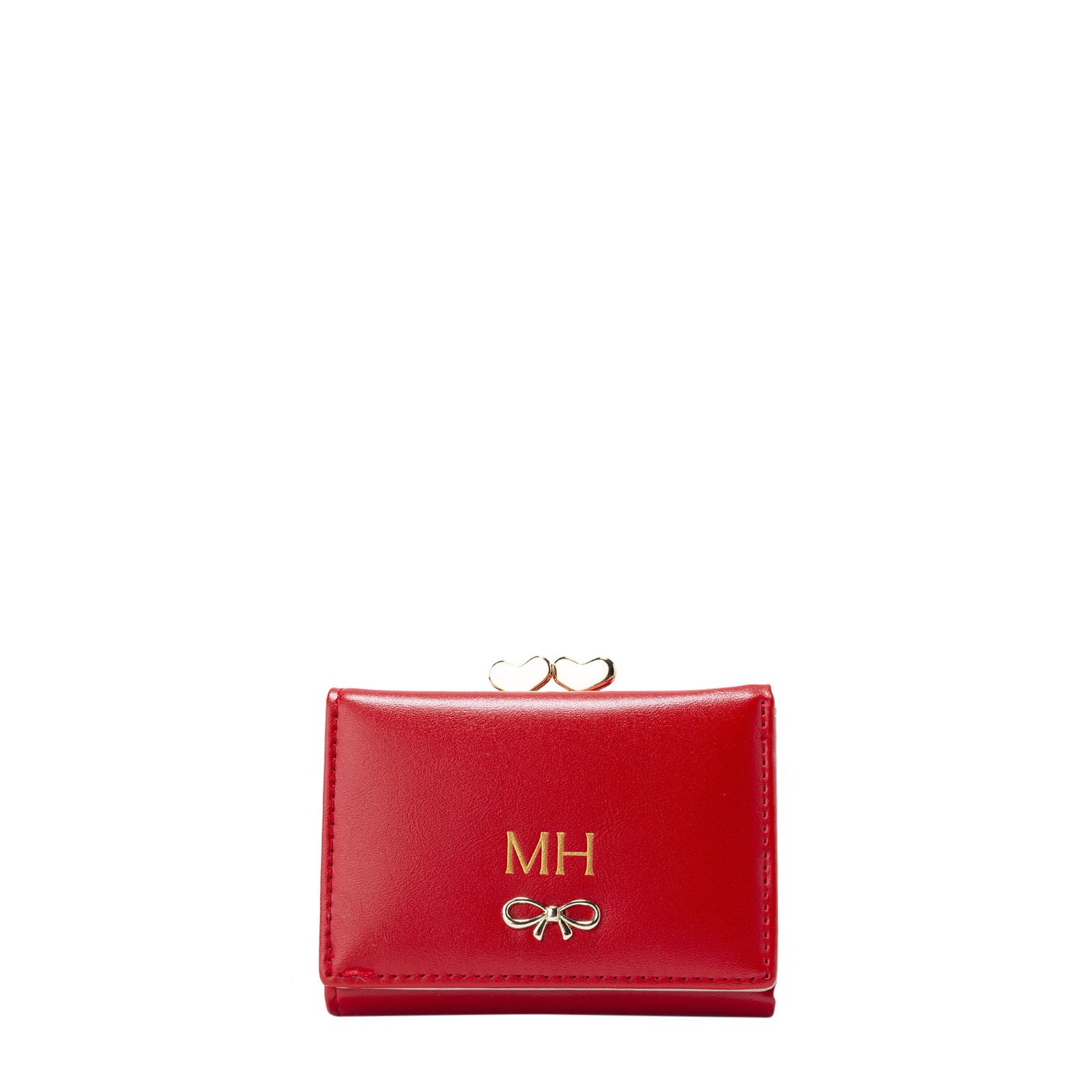 Billetera mediana monedero herraje rojo teens - Mario Hernandez