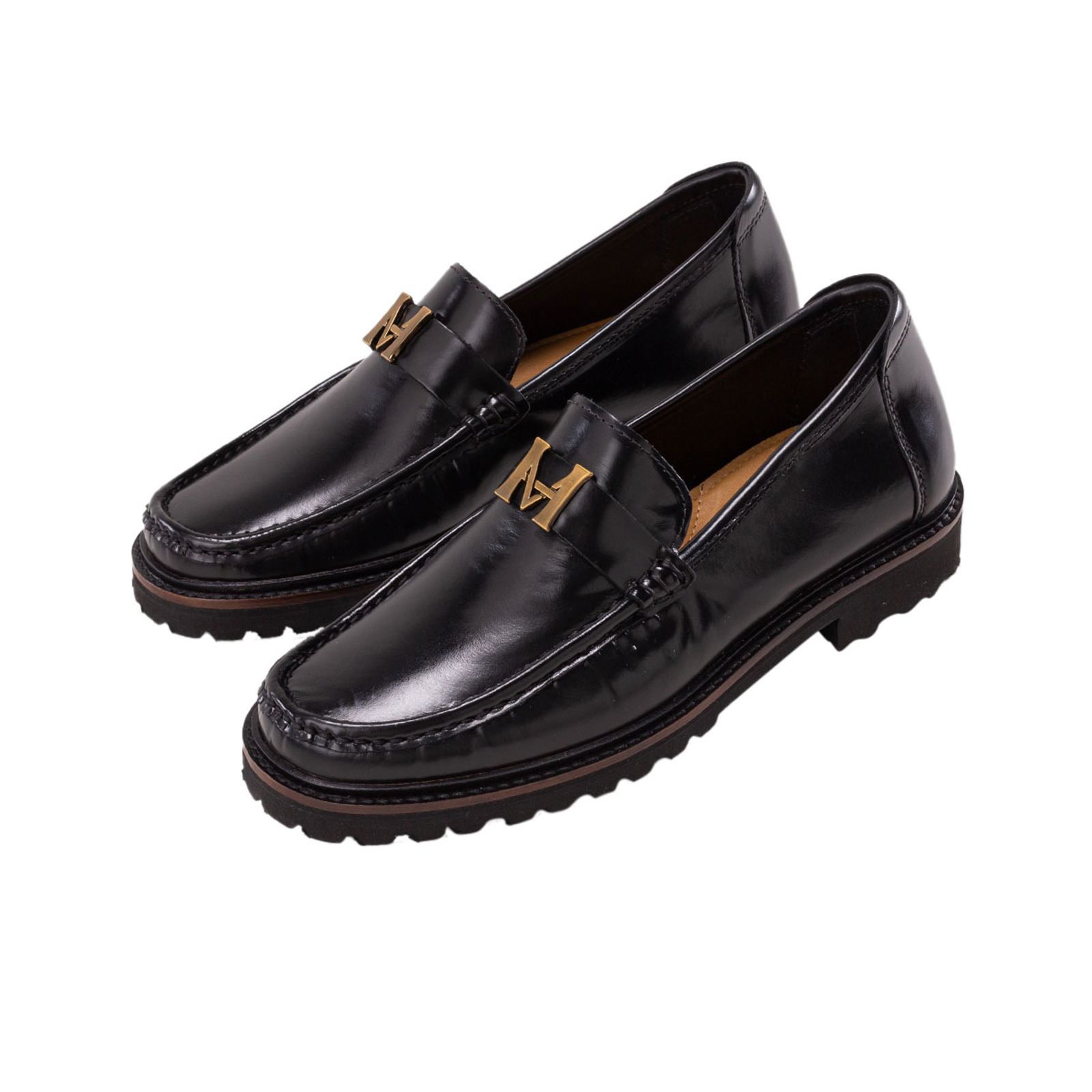 Mocasín Santamaría Negro MH Mocs