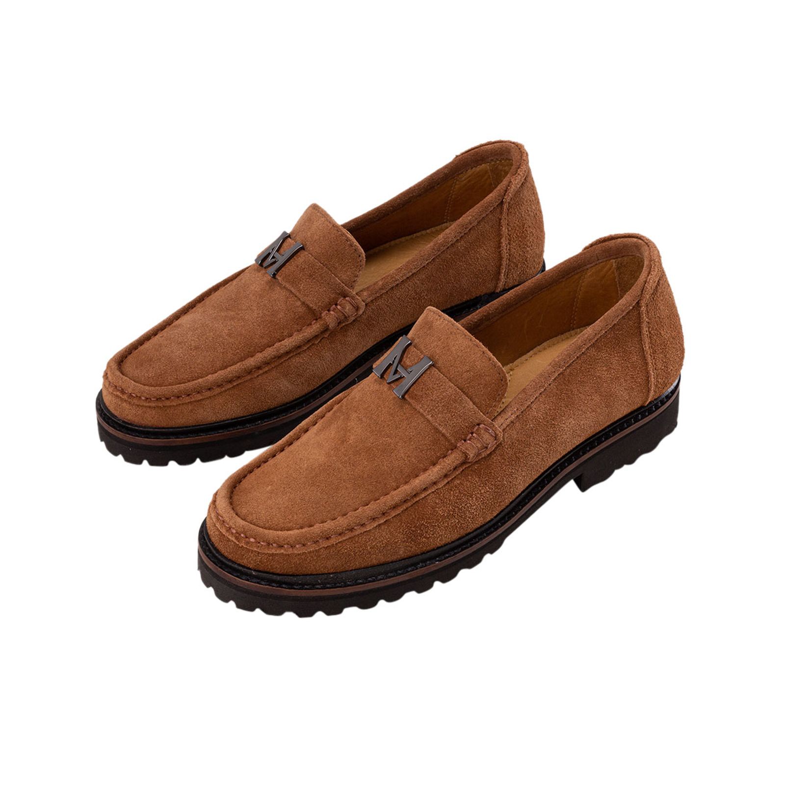 Mocasín Santamaría Caoba Gamuza MH Mocs