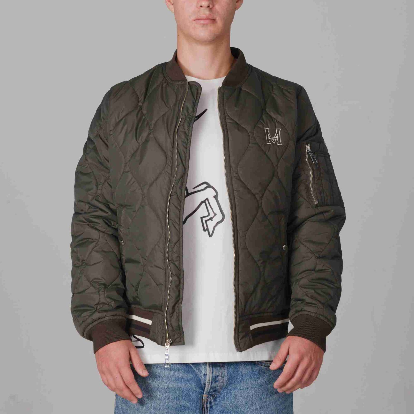 Chaqueta Bomber Mamba Verde Monteazul