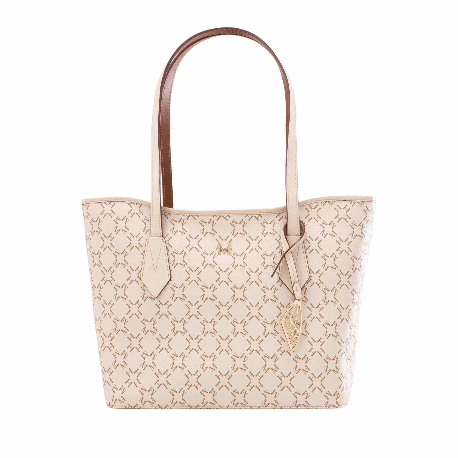 Tote Alas Mediano Beige Primario Básico