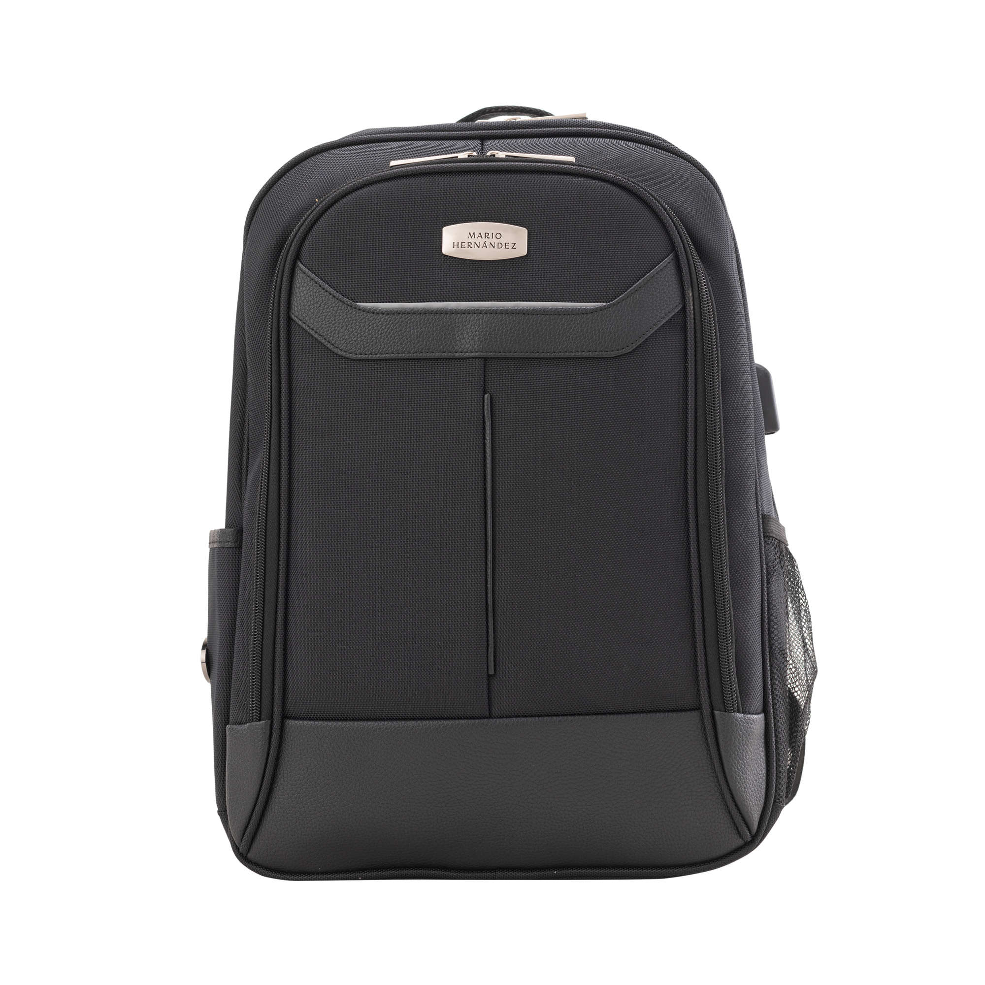 Morral Cuadrado Dos Cremalleras Negro Urban