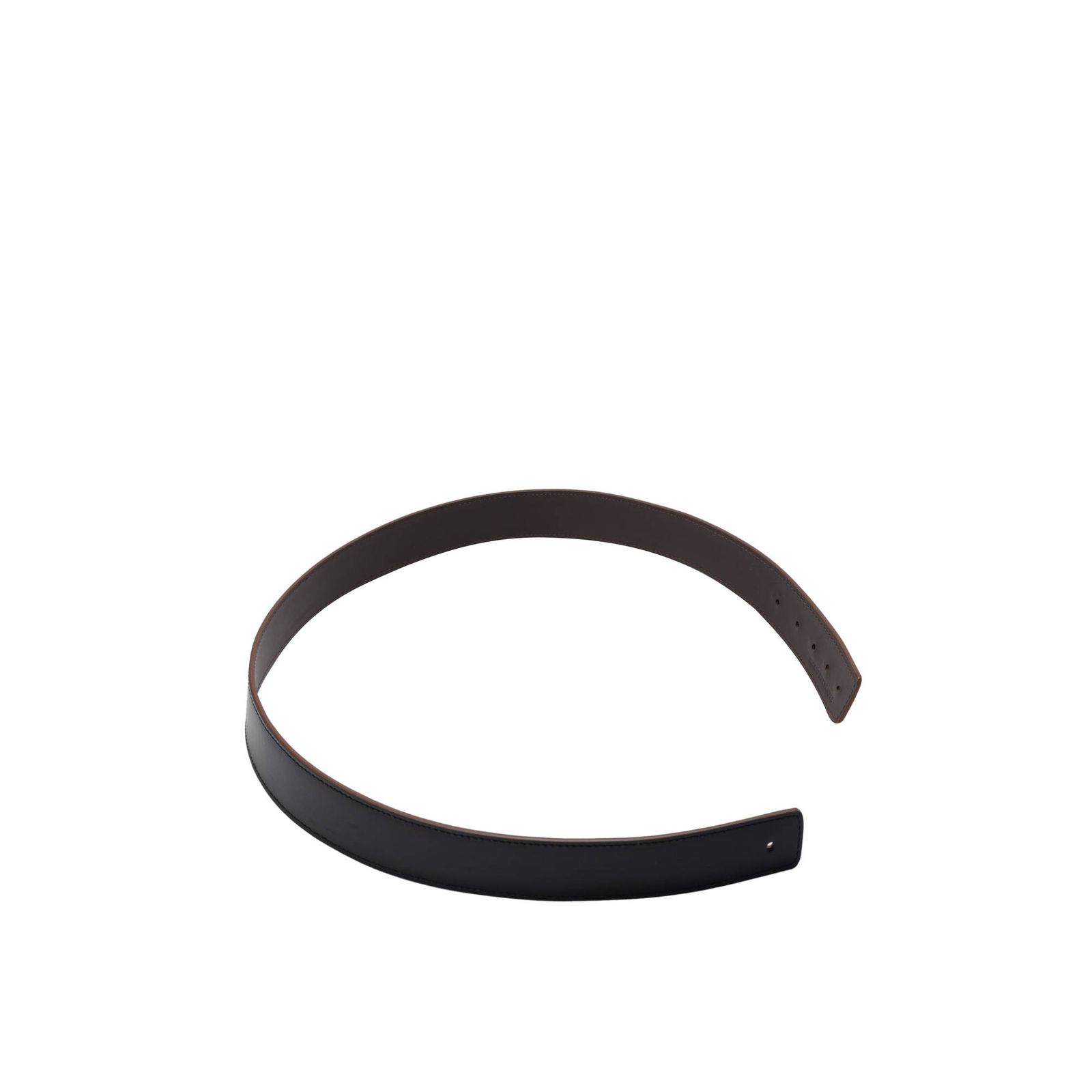 Tira Monograma Doble Faz Negro Café