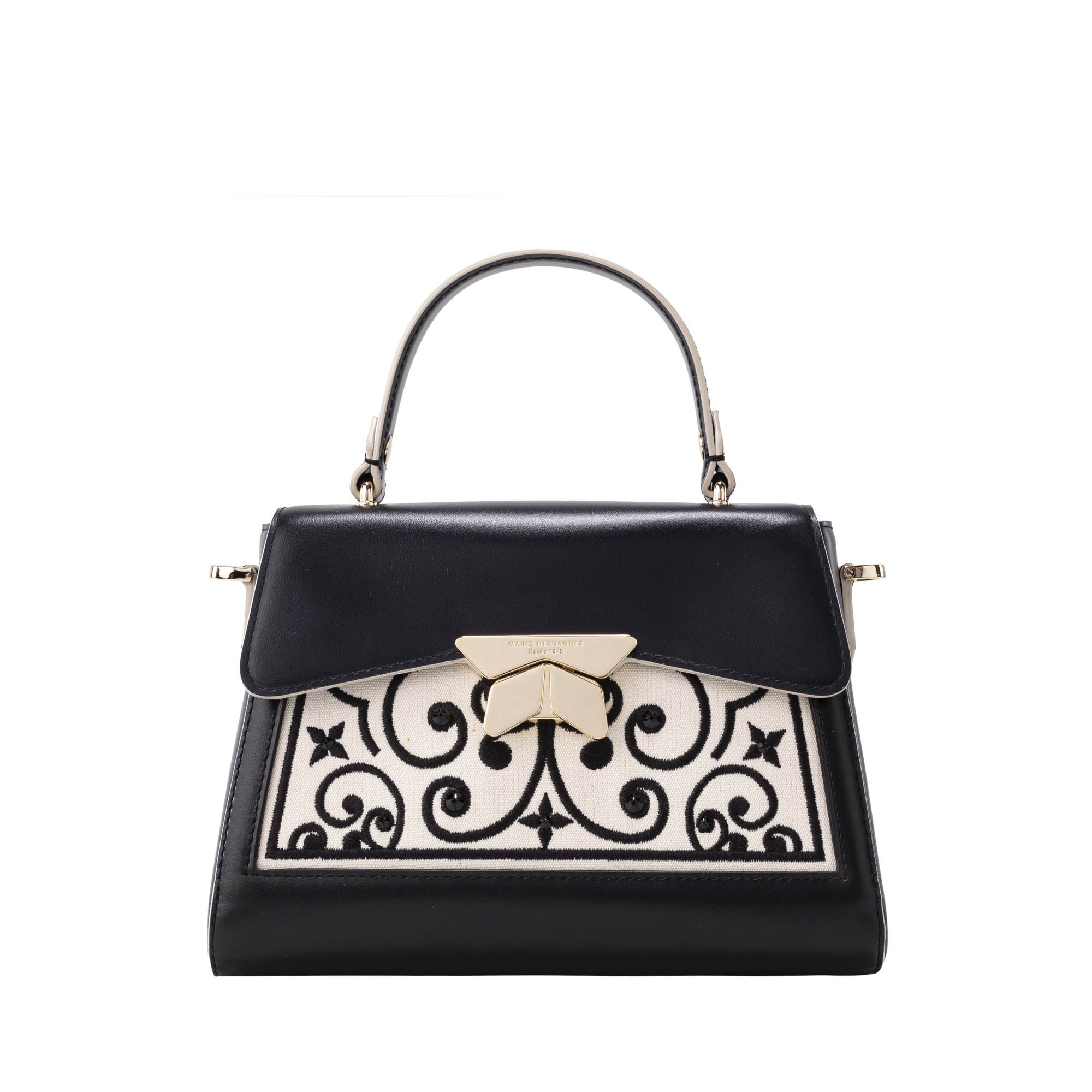 Bolso De Mano Alma Negro Sagrada