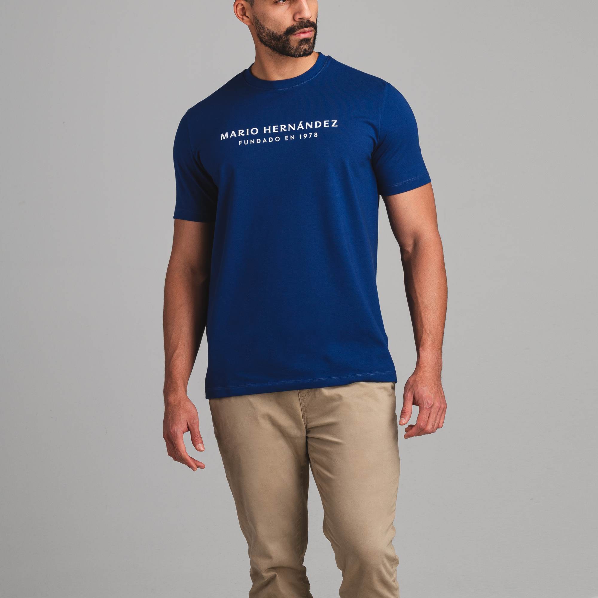 Camiseta Diario Logotipo Turqui Tierra Arriba