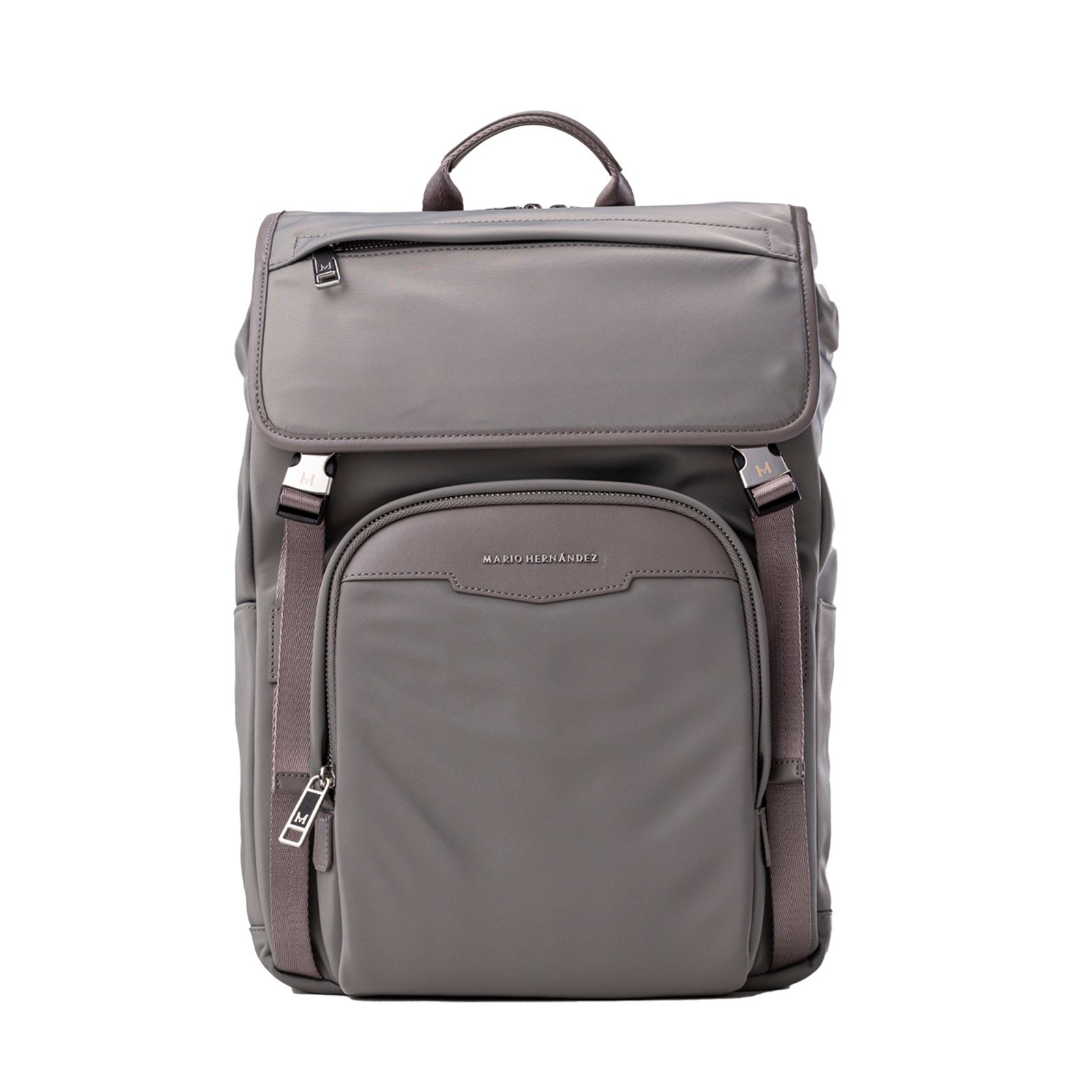 Morral Con Tapa Tunez Gris Platinum
