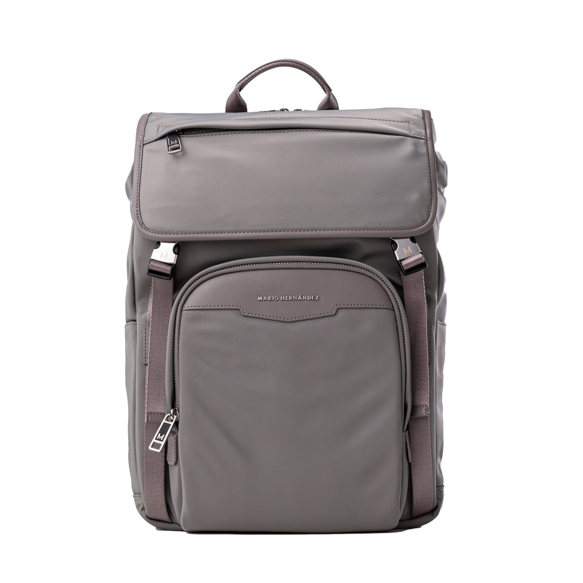 Morral Con Tapa Tunez Gris Platinum