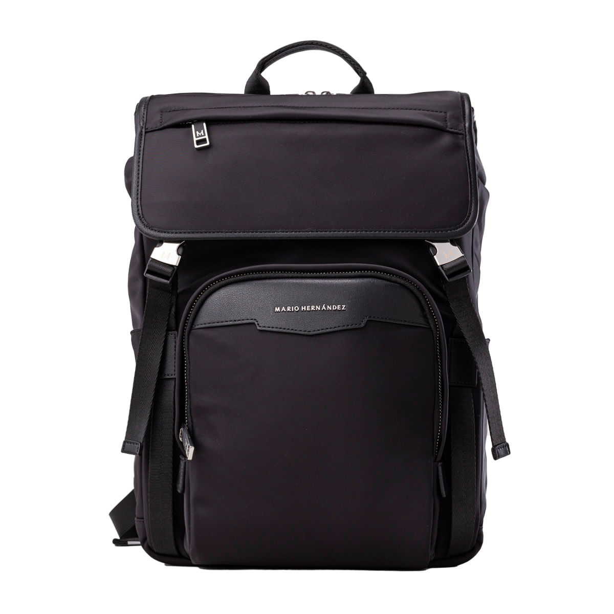 Morral Con Tapa Tunez Negro Platinum