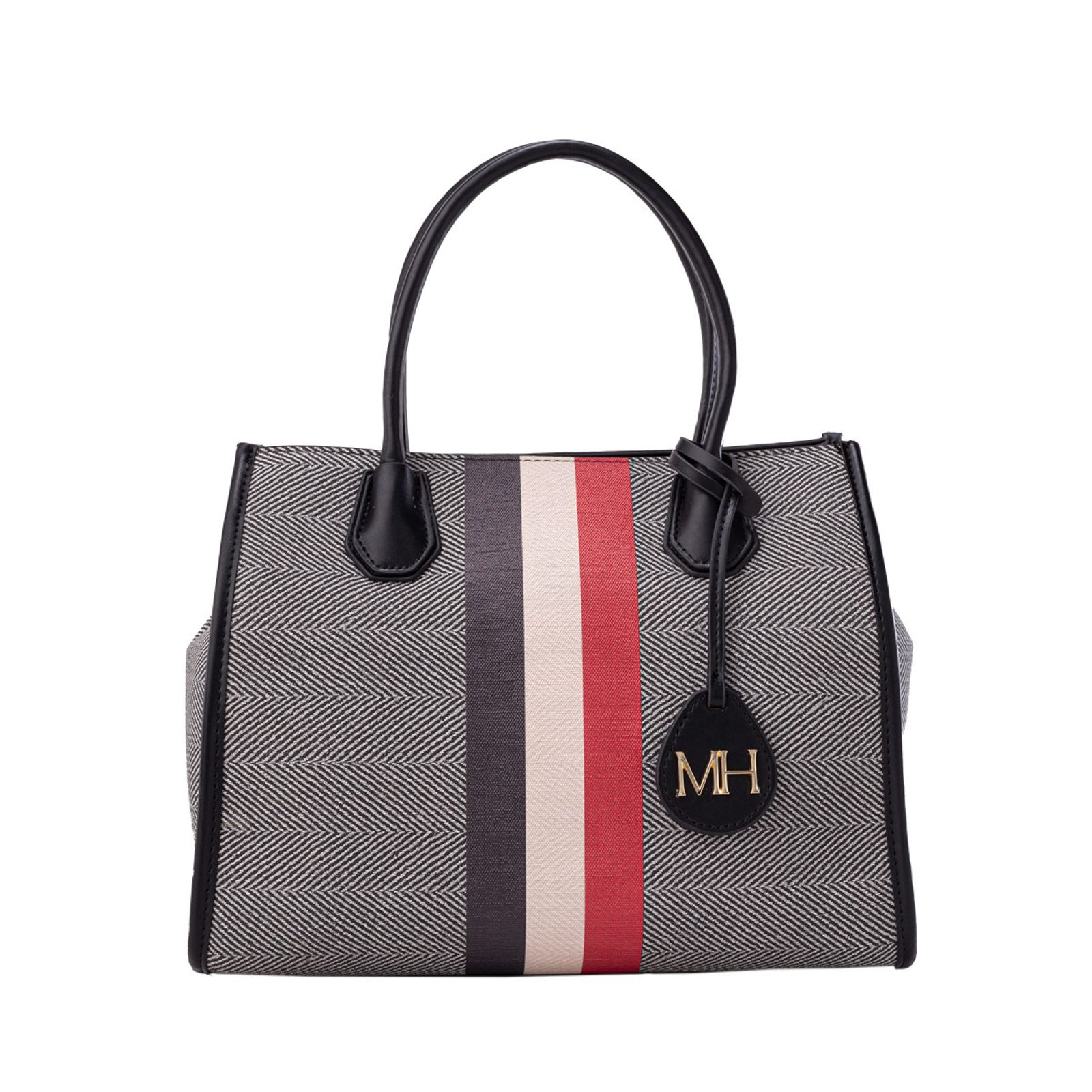 Bolso De Mano Karol Negro Kroma