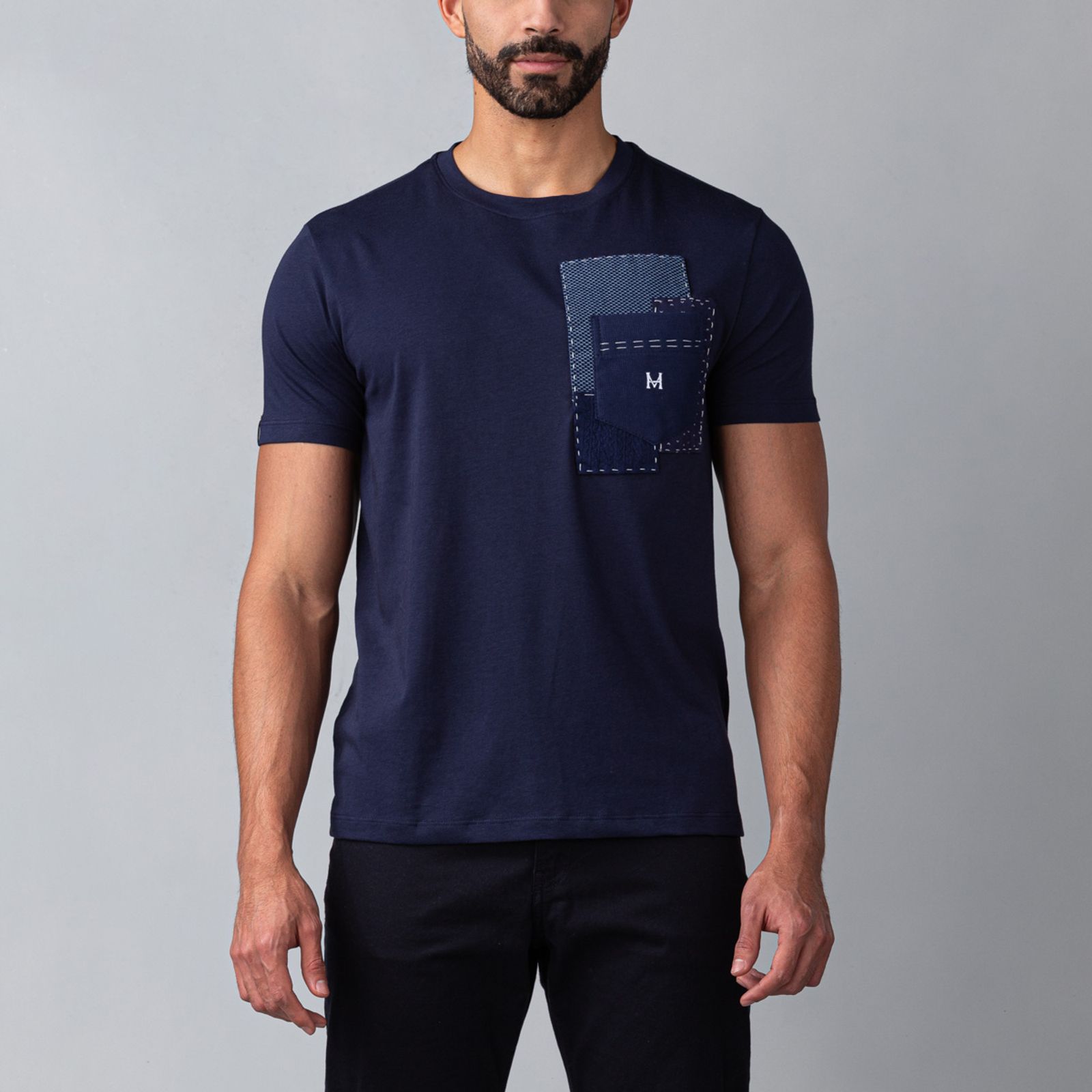 Camiseta Tolú Monograma Azul Tierra Arriba