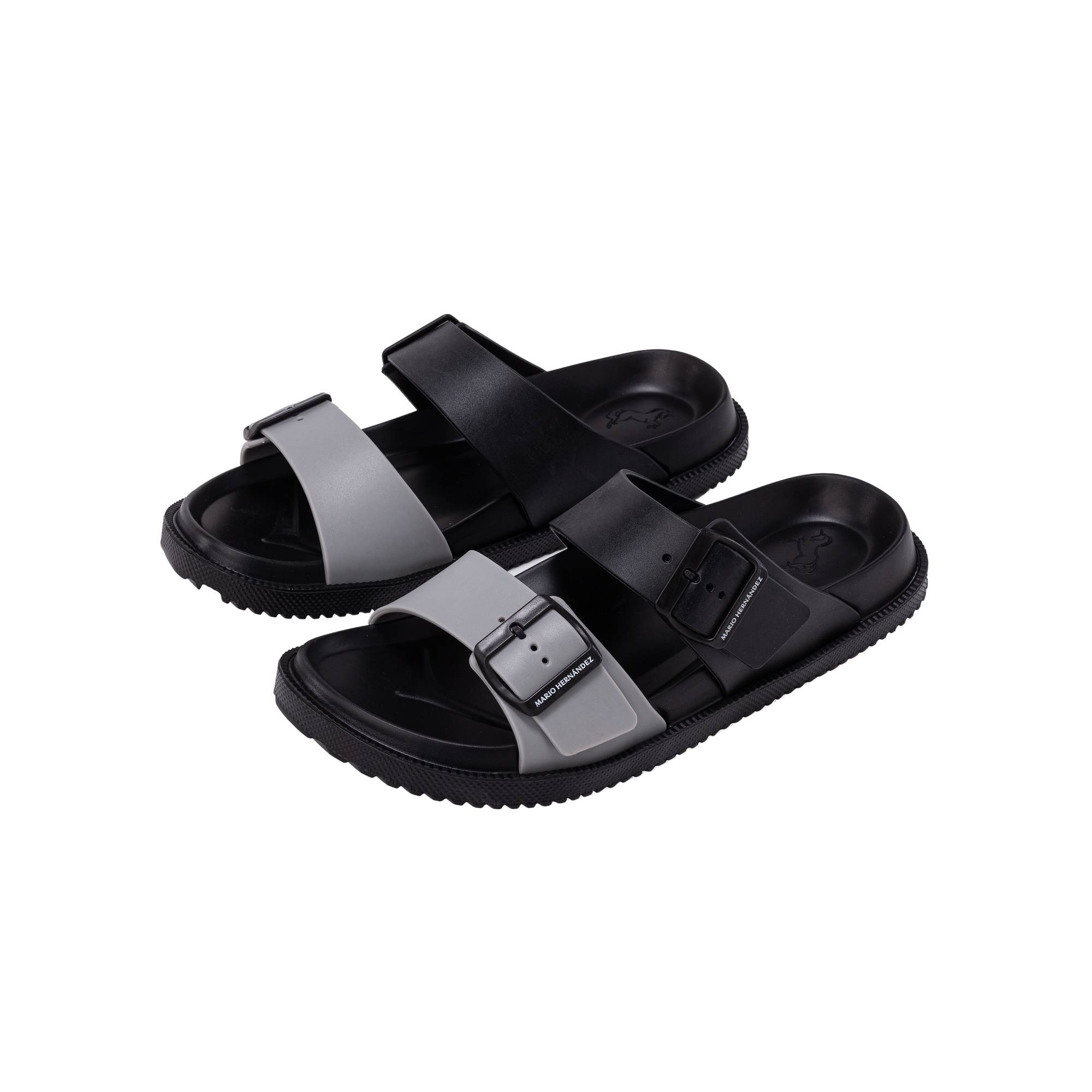 Sandalia Riviera Negro Gris Beach