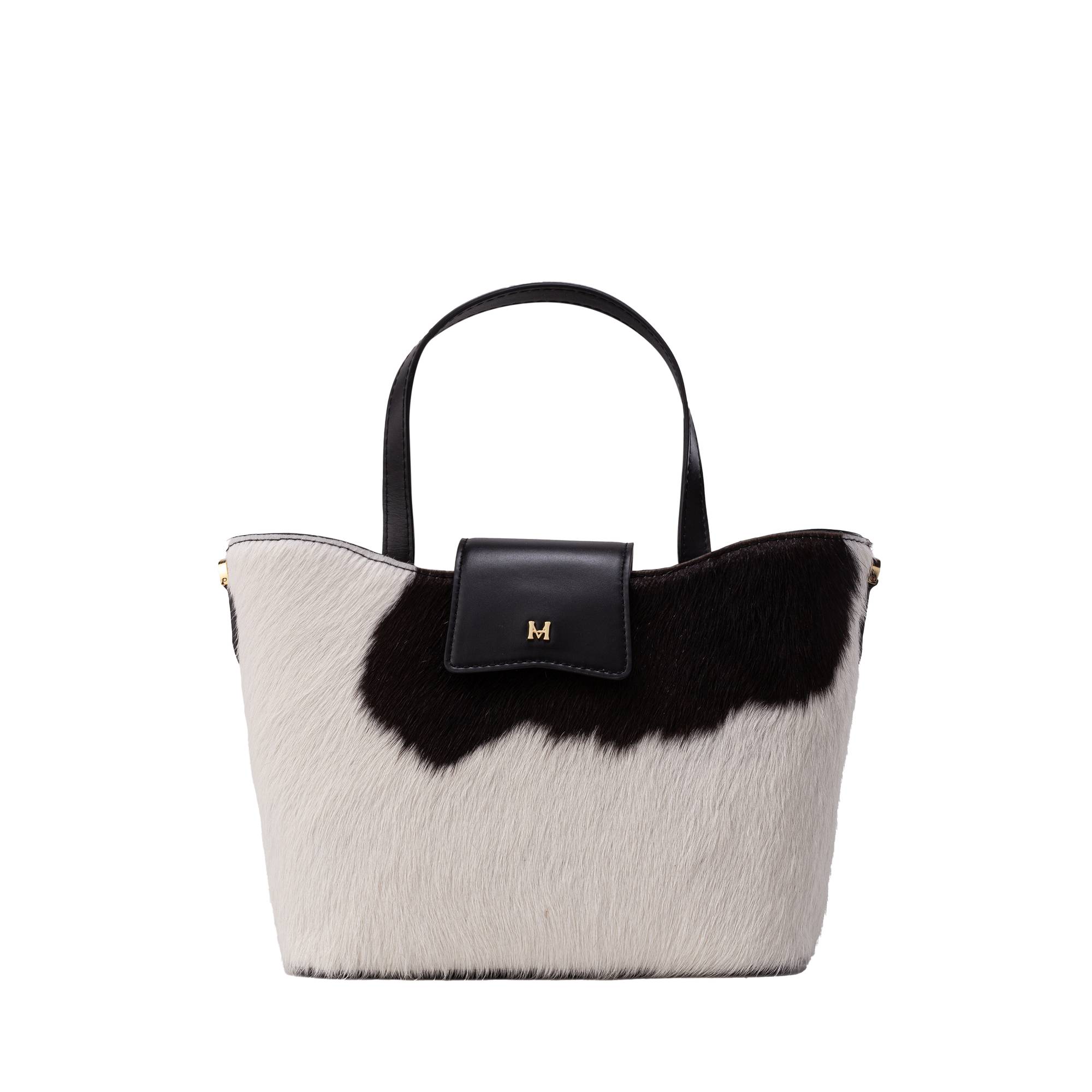 Tote Alas Mini Vaca Negro Jungla