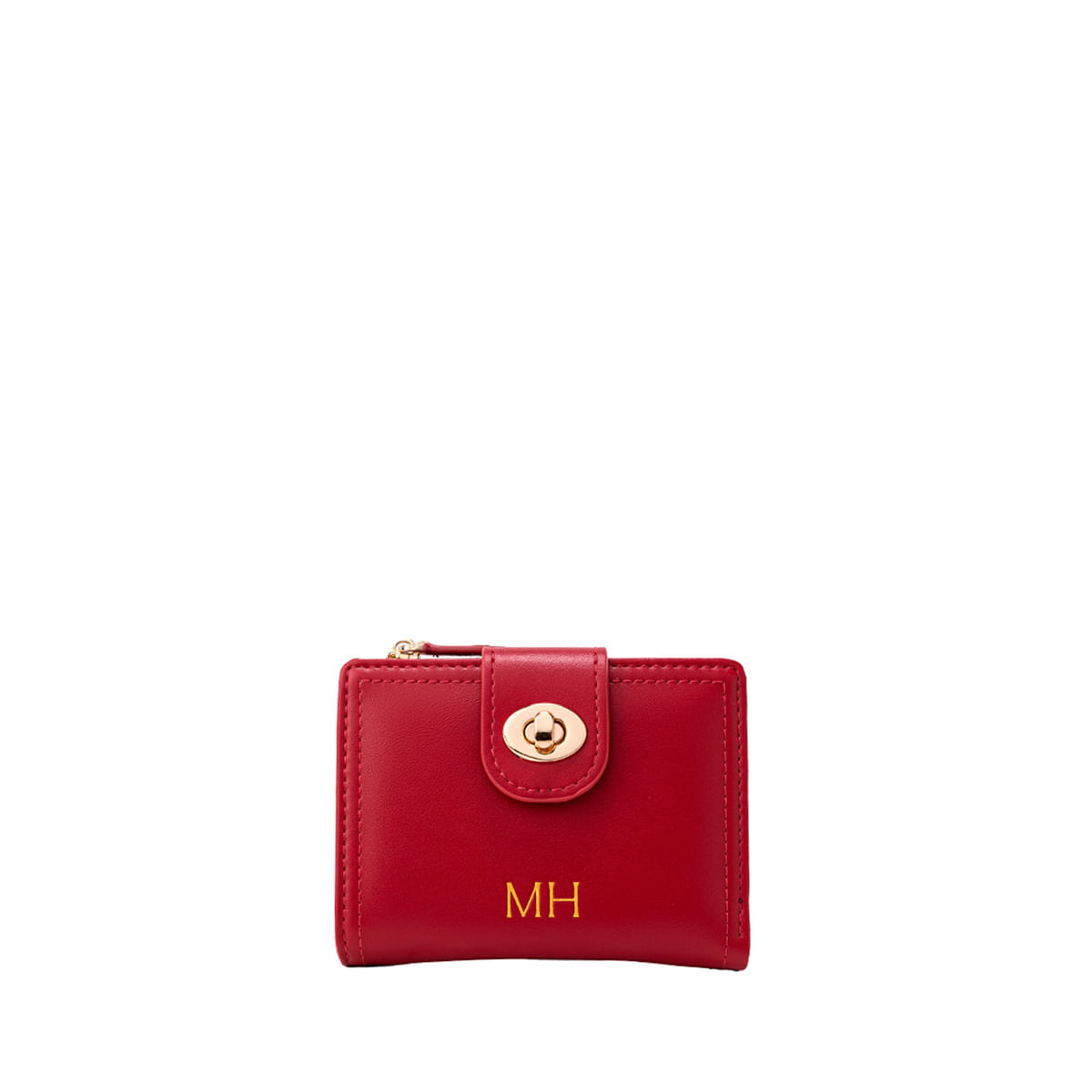 Billetera mediana tala rojo Teens