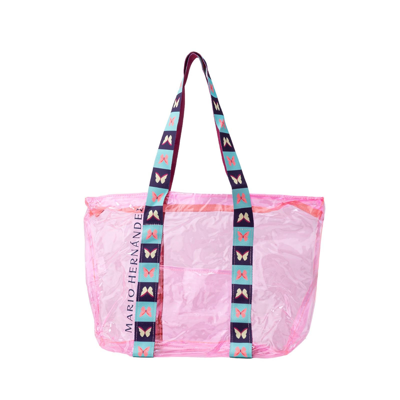 Tote Bahía Mariposas Rosado Claro Verano