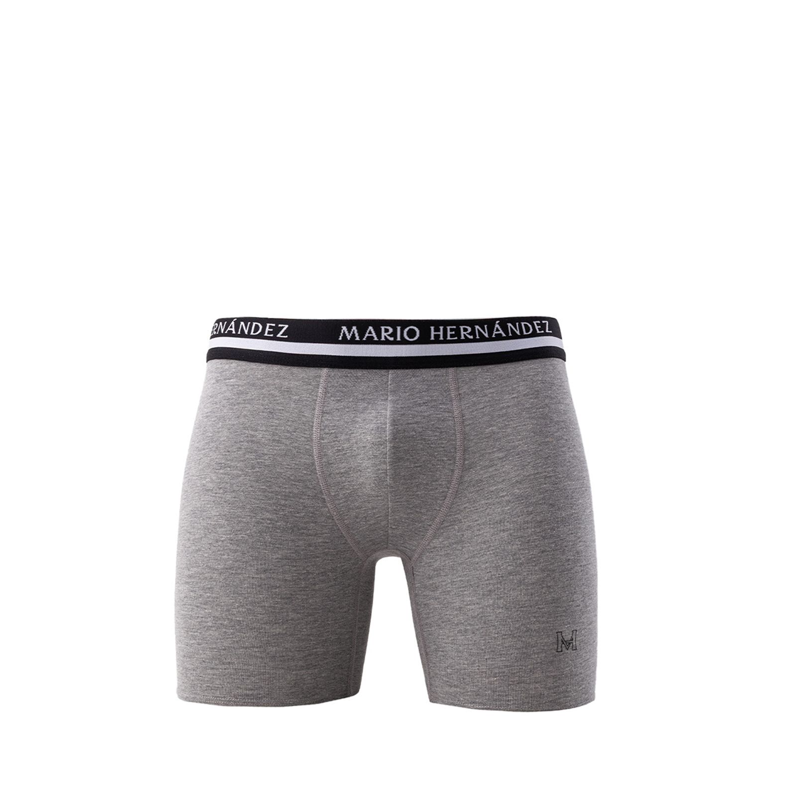 Boxer Algodón Brief Gris Básicos