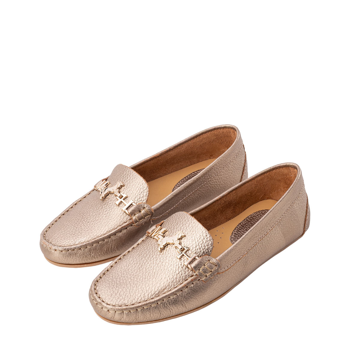 Mocasín Alina Oro MH Mocs