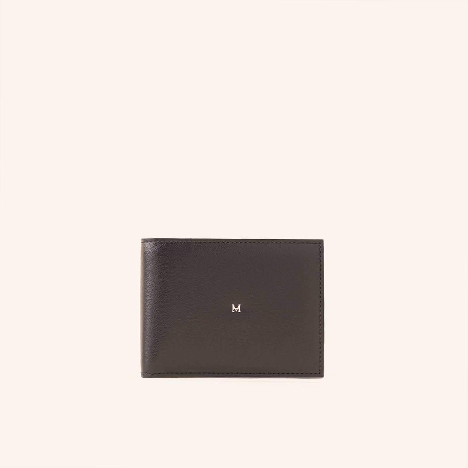 Billetera Pequeña Negro Grafito Castellano