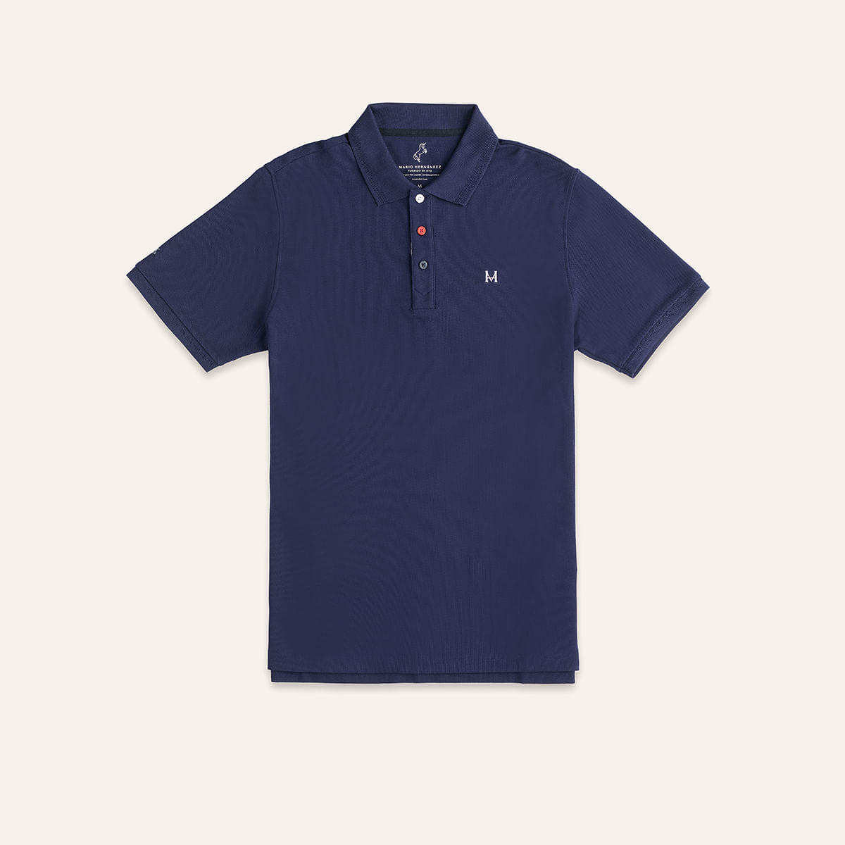 Camiseta Polo Emblema Azul Tierra Arriba