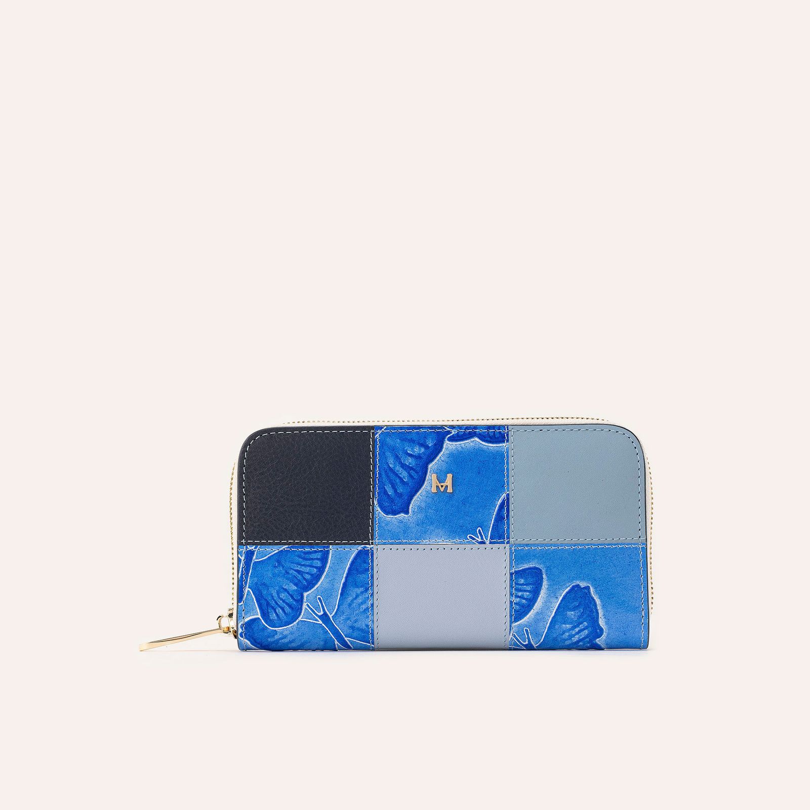 Billetera Candelaria Mediana Cielo Mixtura