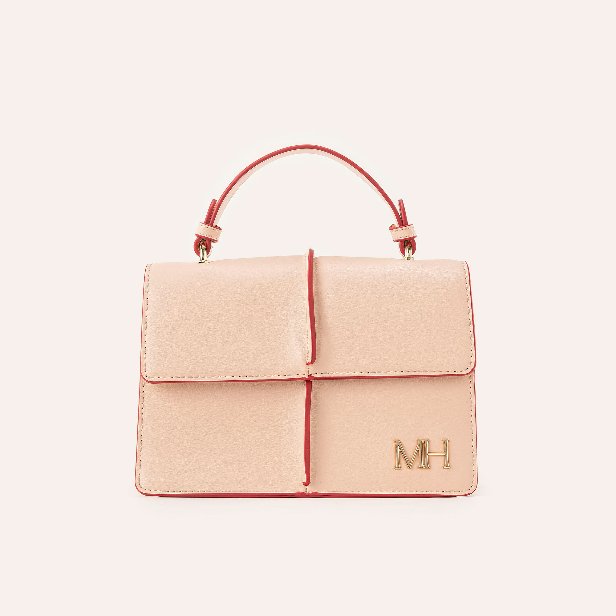 Bolso De Mano Cruzado Mema Rosa Maryrose