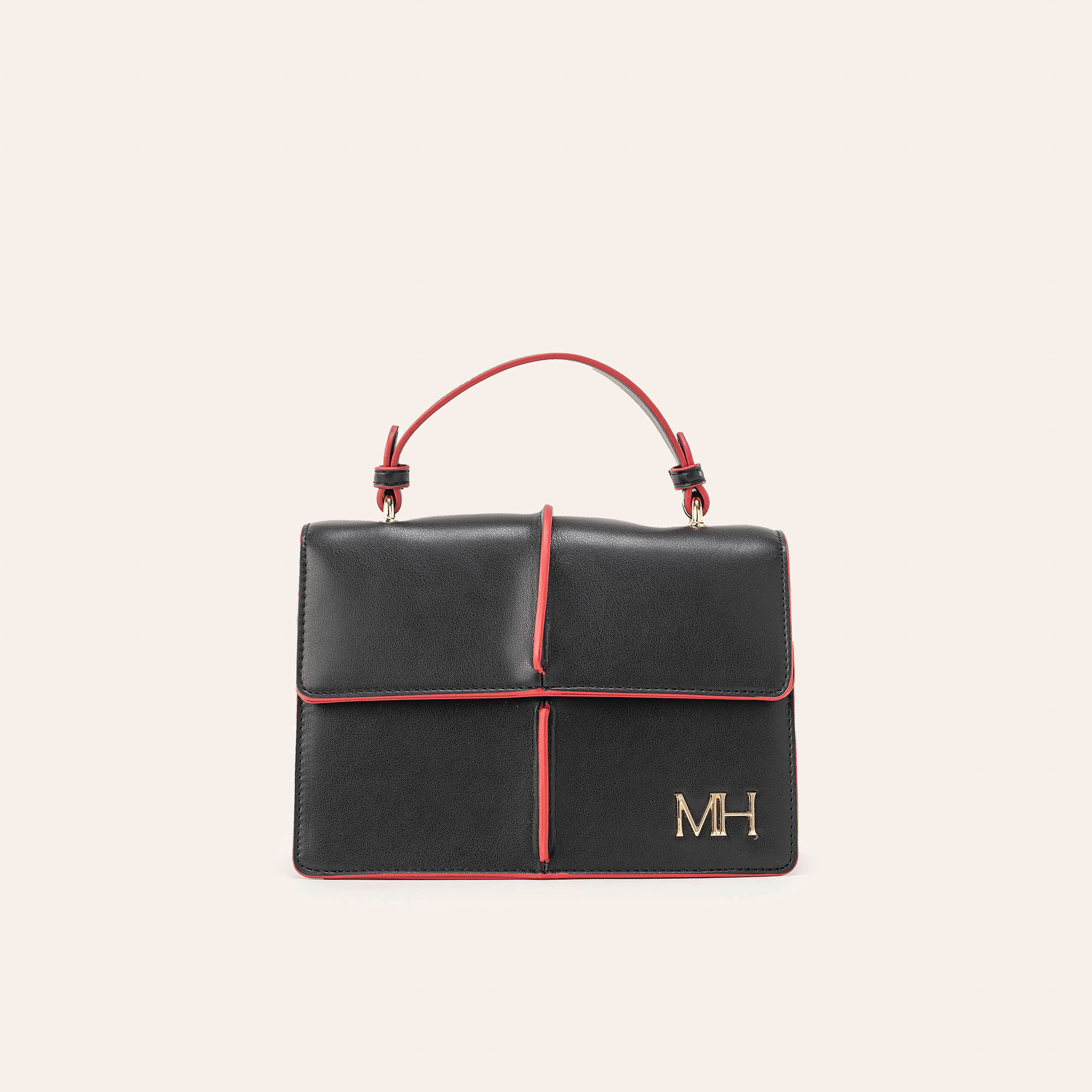Bolso De Mano Cruzado Mema Negro Maryrose