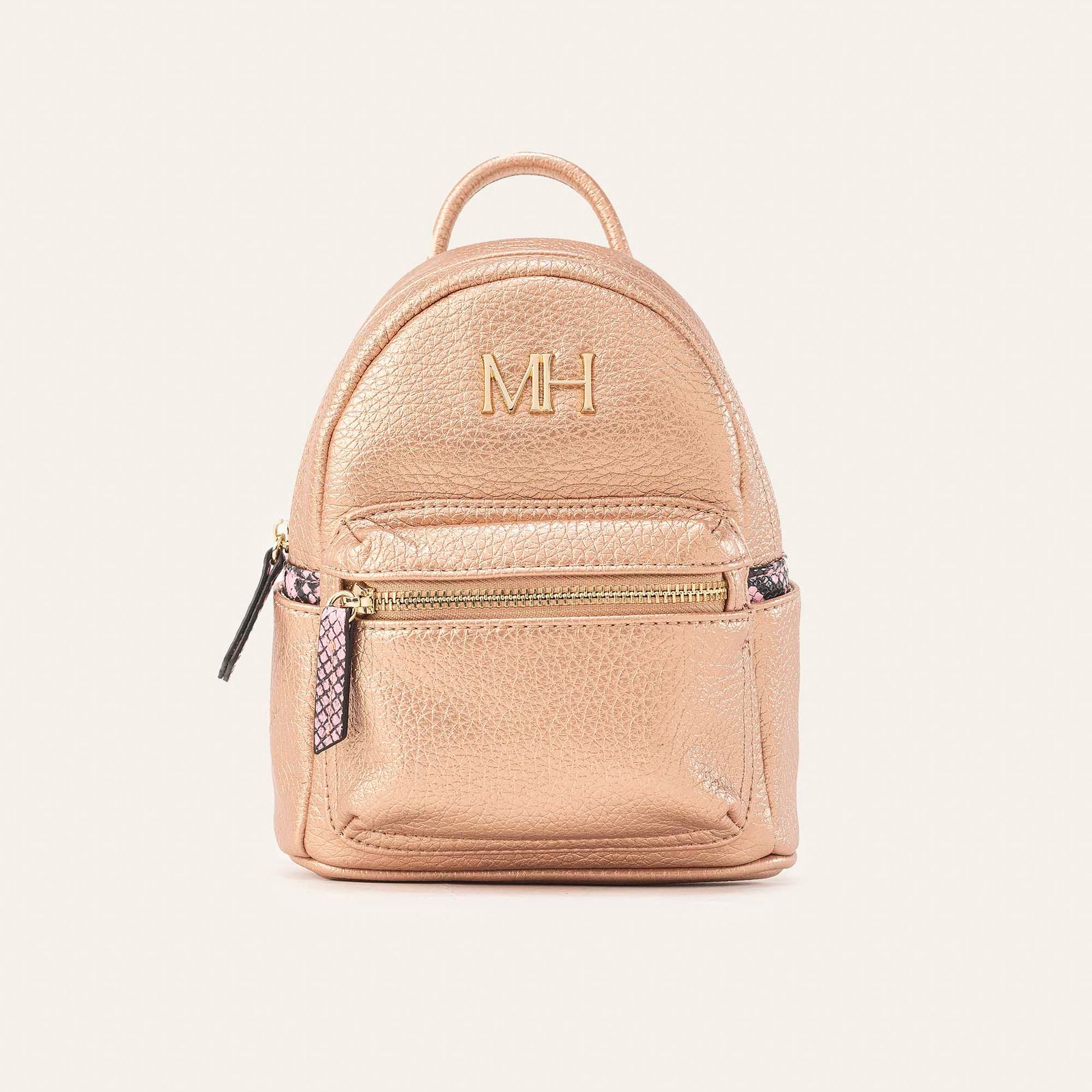Morral Mini Rosa Metalico Maryrose