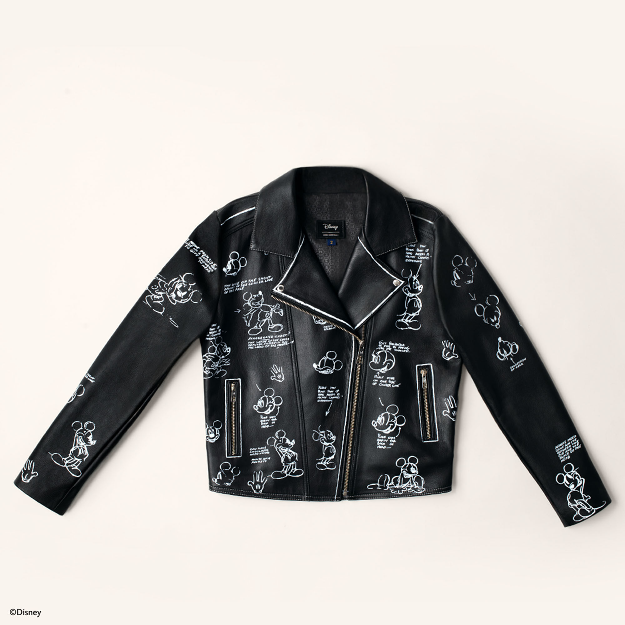 Chaqueta Biker Trazo Sketch Sueños