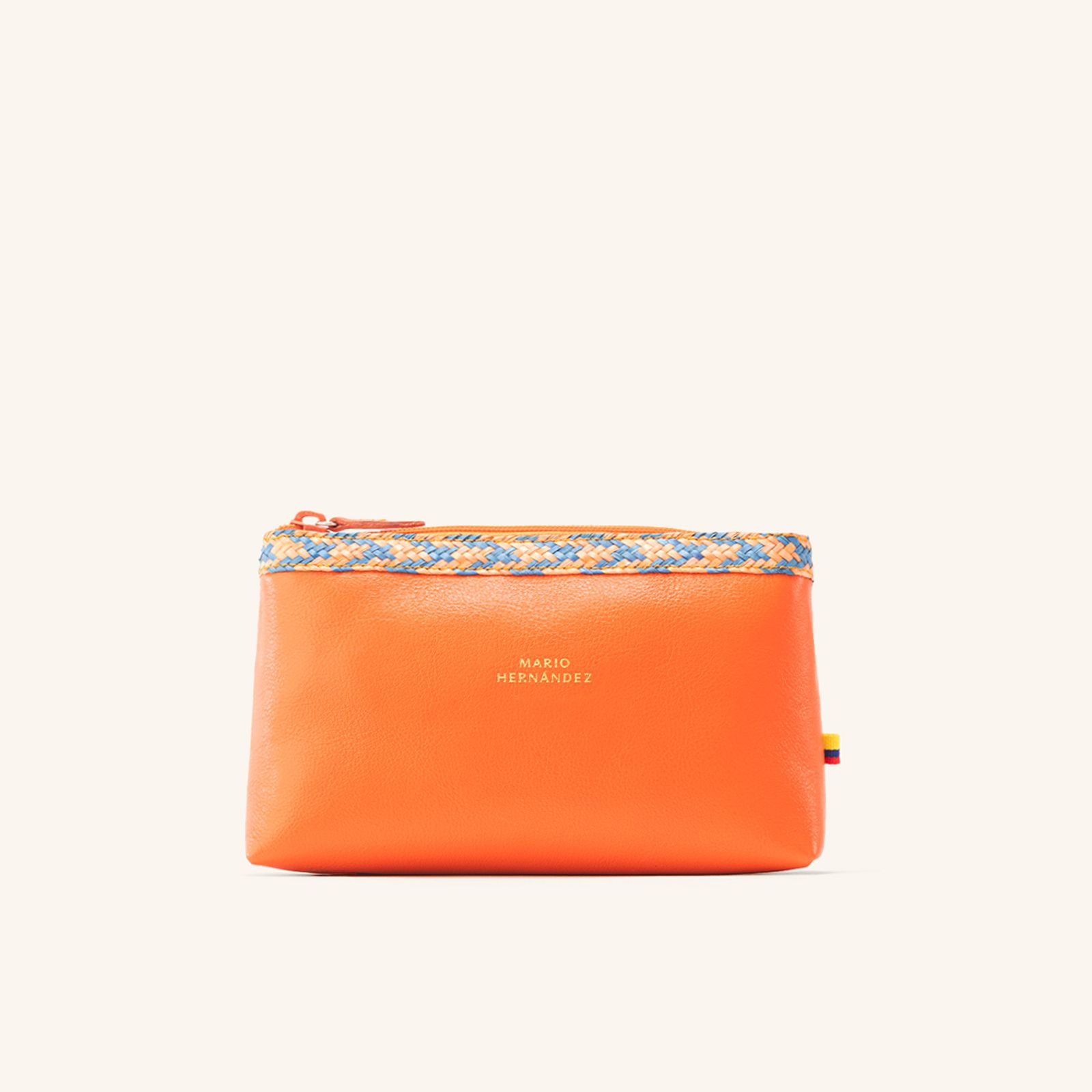 Cosmetiquero Mediano Naranja Caña Flecha