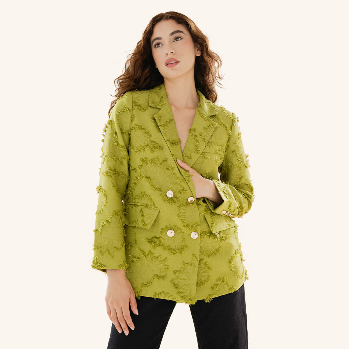 Blazer Prado Olivo Monteazul