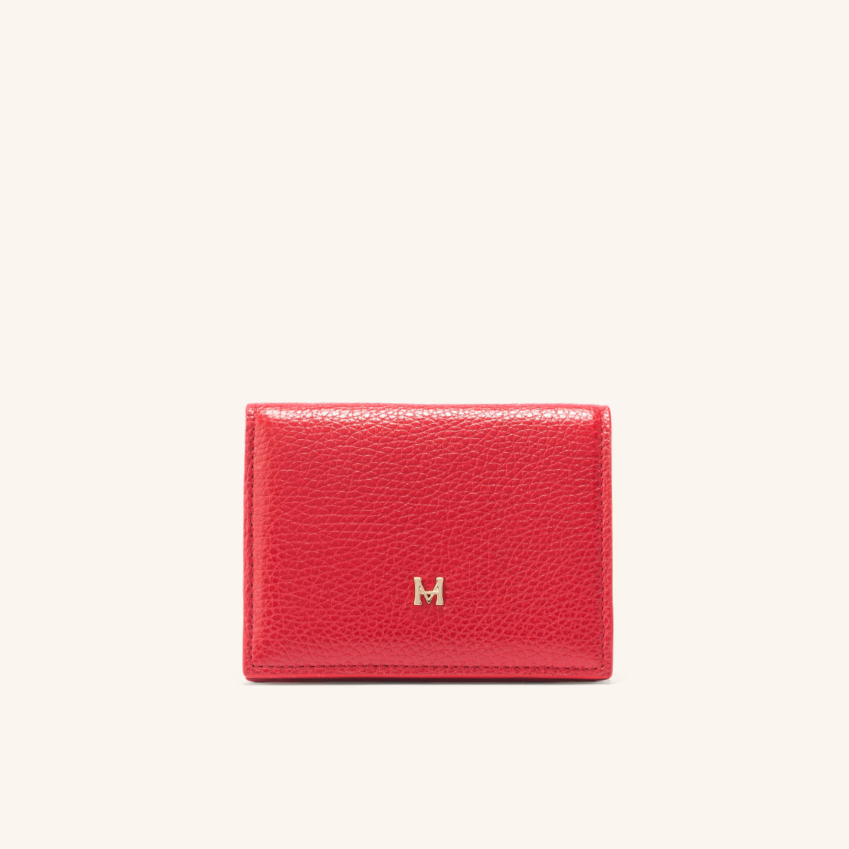 Billetera Lola Mediana Coral Rojo Granate