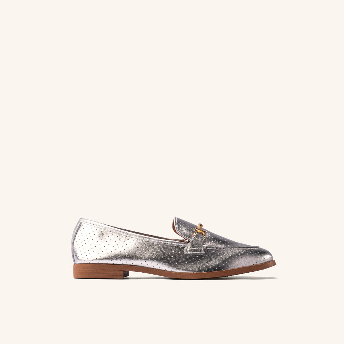 Mocasín Loafer Gracia Plata Julia