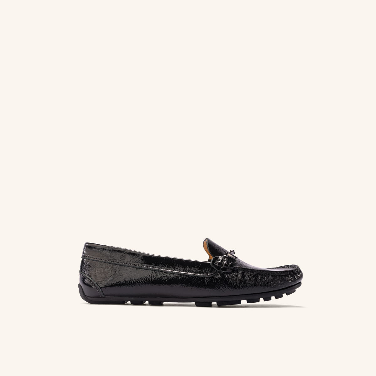 Mocasín Anahí Negro Charol MH Mocs