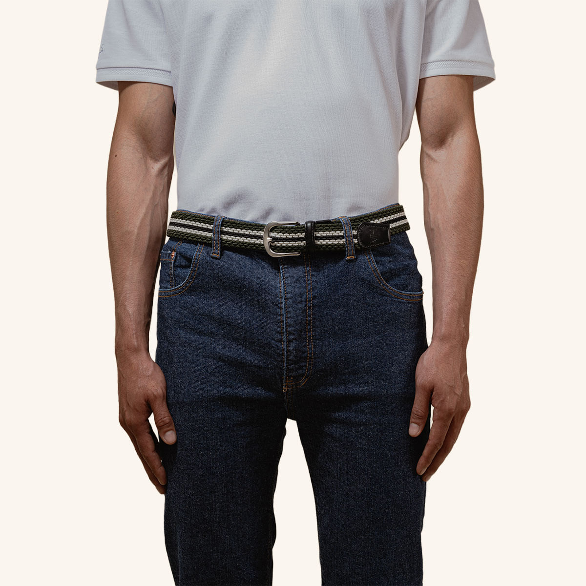 Cinturón Republica Casual Tejido Beirut Verde