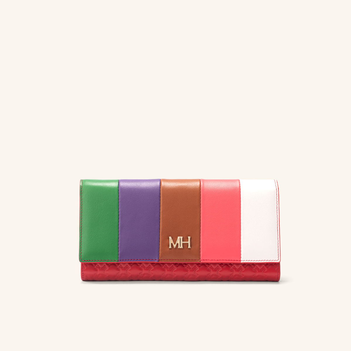 Billetera Francisca Multicolor Rojo Sarah