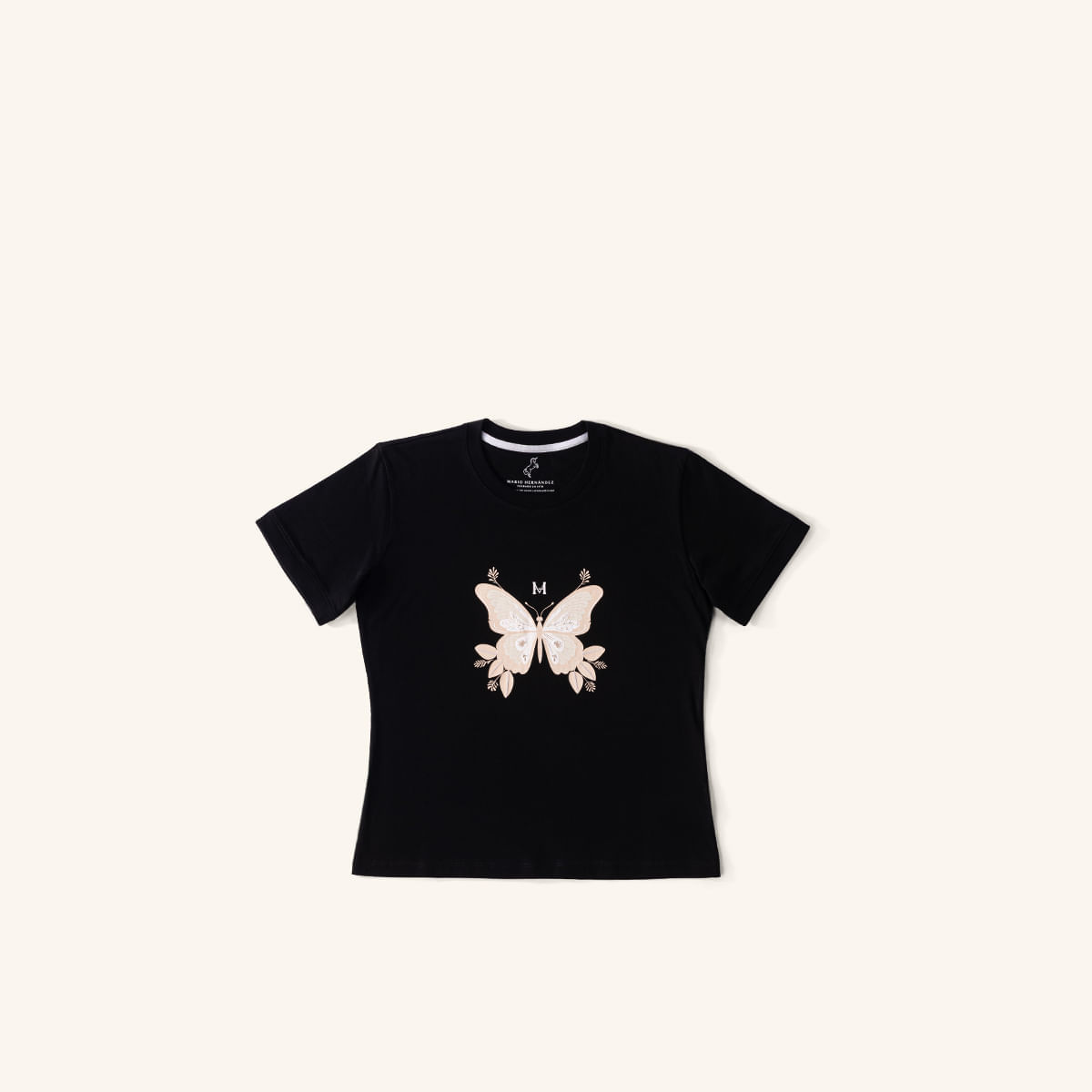 Camiseta Alas Negro Tierra Arriba