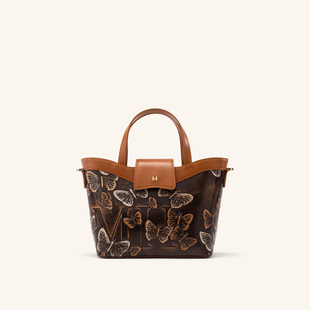 Tote Alas Mini Capuchino Mariposas