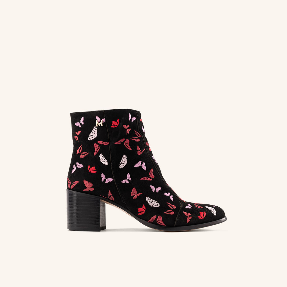 Botas Alas Mariposas Rosa Glamour