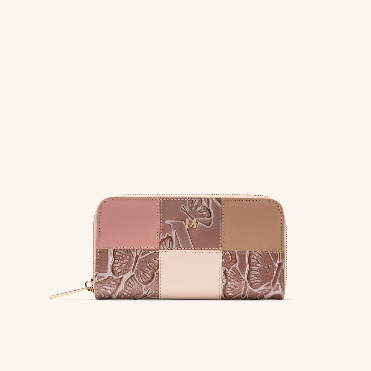 Billetera Candelaria Mediana Blush Mixtura