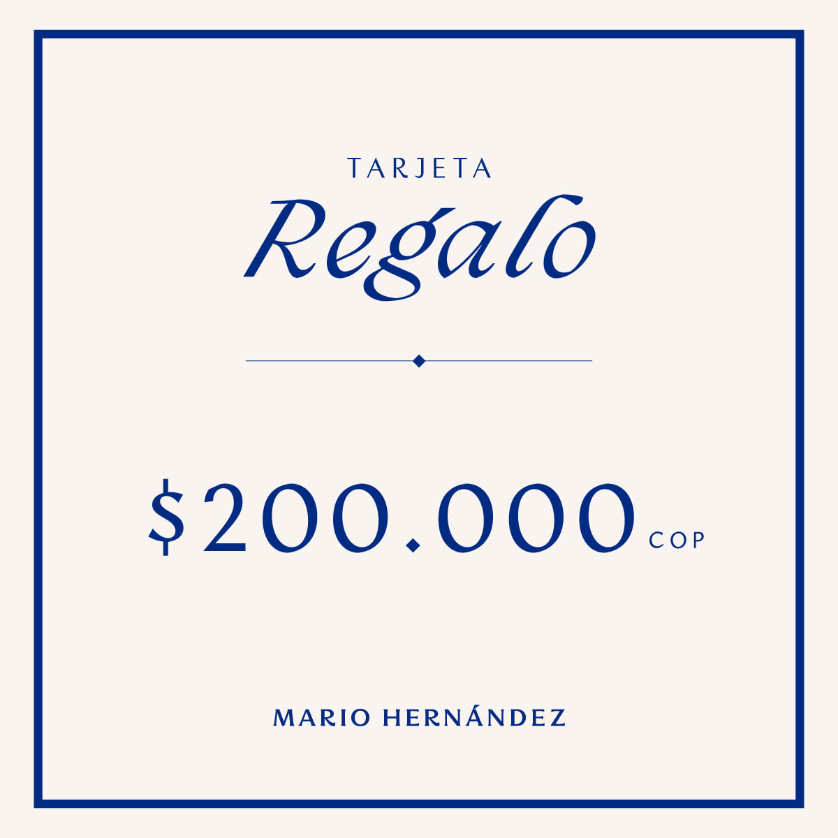 Bono Regalo Mh 200.000 Mario Hernández