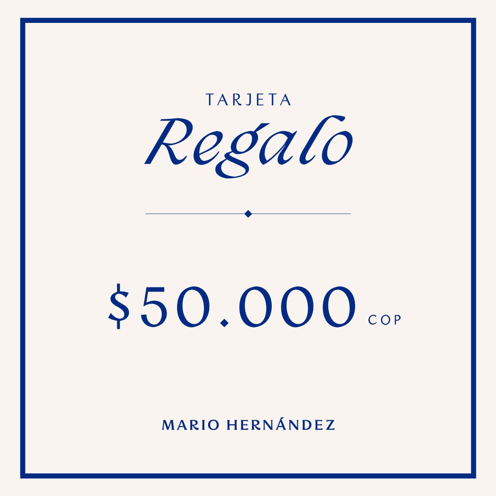 Bono Regalo MH 50.000 Mario Hernández