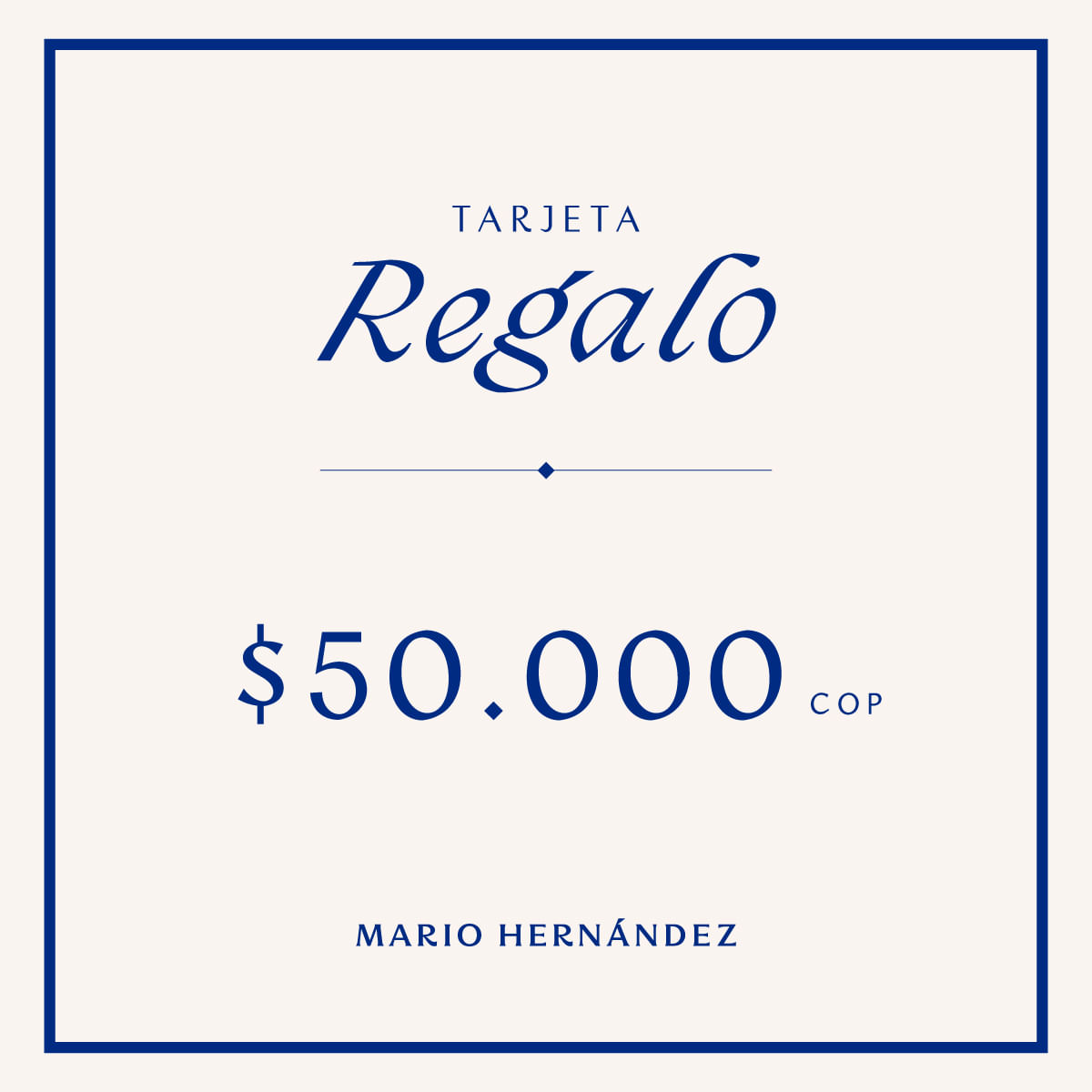 Bono Regalo MH 50.000 Mario Hernández